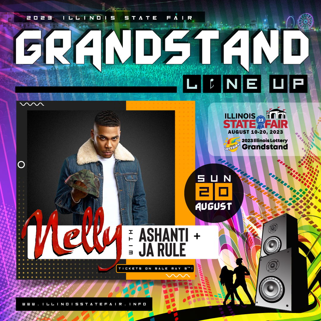 Nelly Headlines Final Night of the 2023 Illinois State Fair